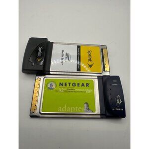 Netgear FA511 CardBus Notebook Adapter & Novatel Wireless Merlin S620 PC Card Mo